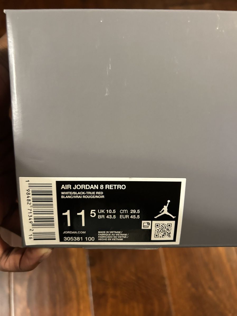 Jordan Brand Air Jordan 8 “Bugs Bunny” Size US 11.5 / EU 44-45 - 11 Thumbnail