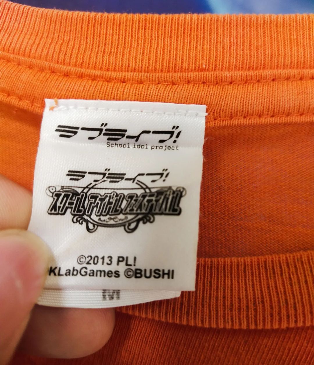 Anime × Japanese Brand Love Live! School Idol Festival Orange Anime Idol Tees Size US M / EU 48-50 / 2 - 6 Thumbnail
