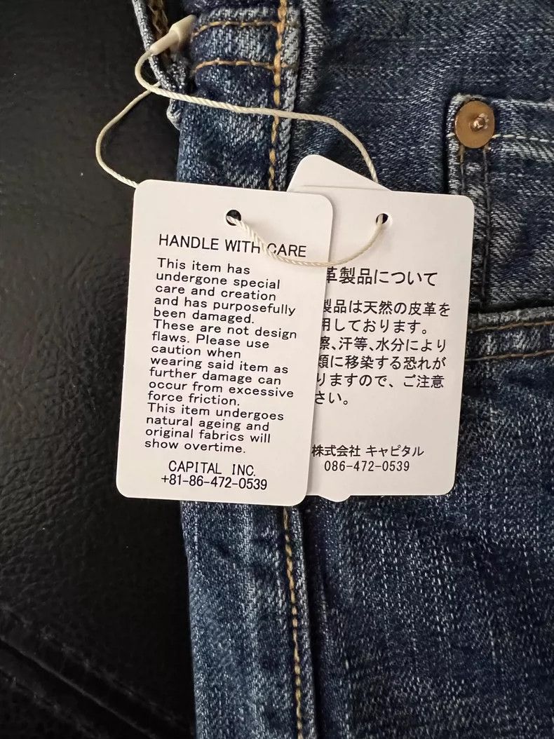 Kapital 5P Monkey TH Washed Jeans