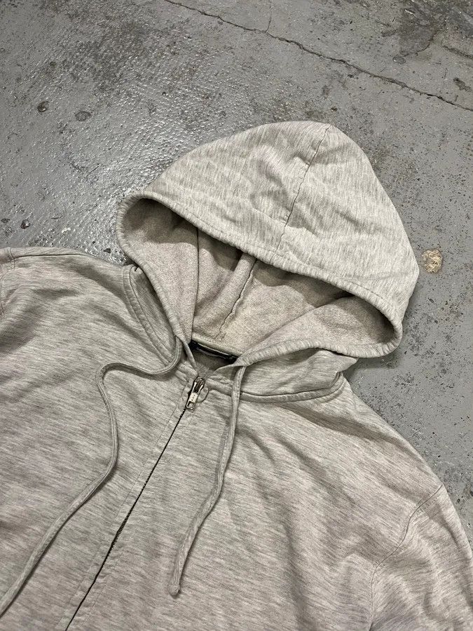 agnes b. Agnès B Grey Minimalist Zip-Up Hoodie Size US M / EU 48-50 / 2 - 5 Thumbnail