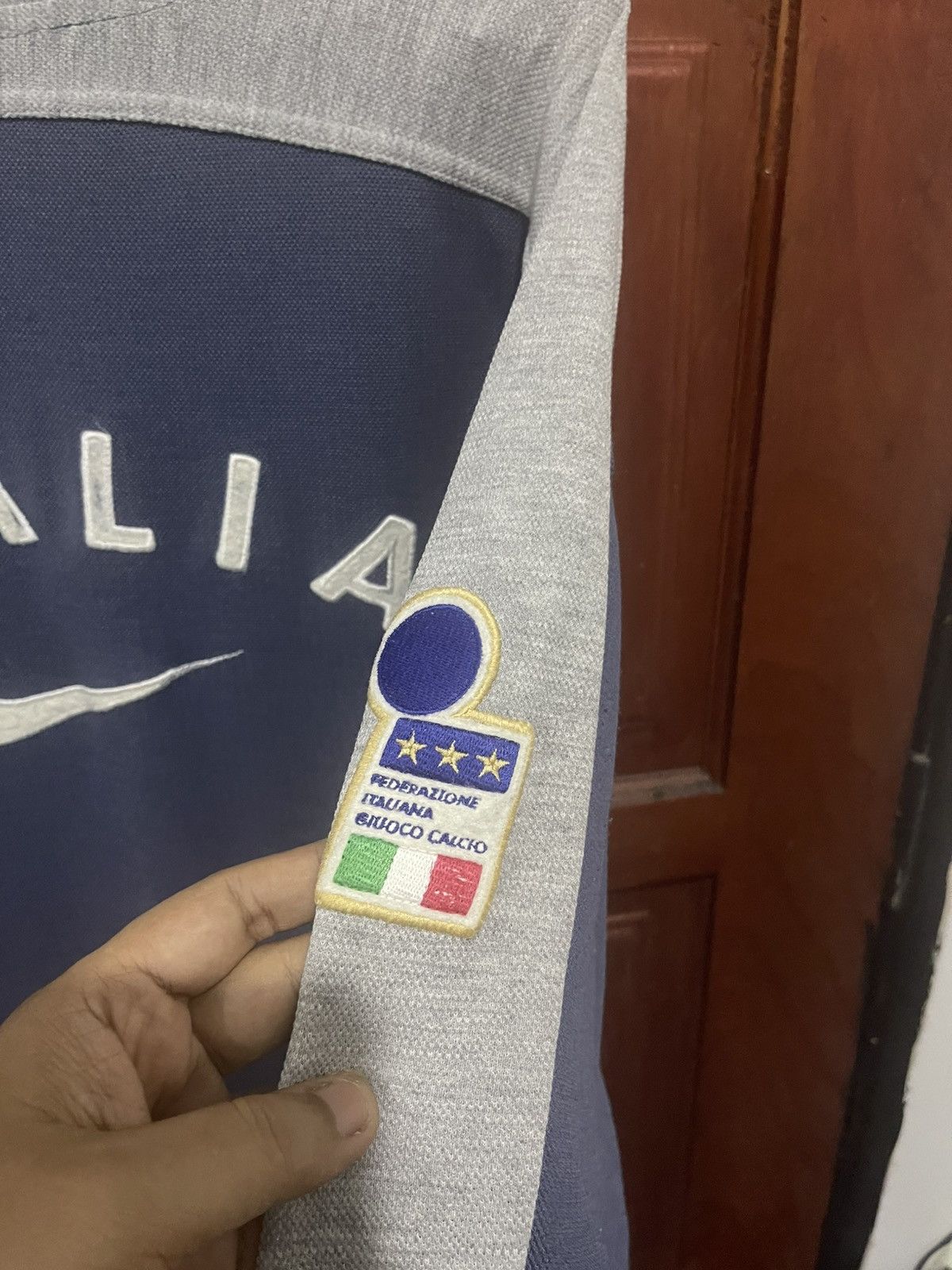 Nike Vintage Nike Premier Italia Quater Zipper Sweatshirt Size US L / EU 52-54 / 3 - 4 Thumbnail