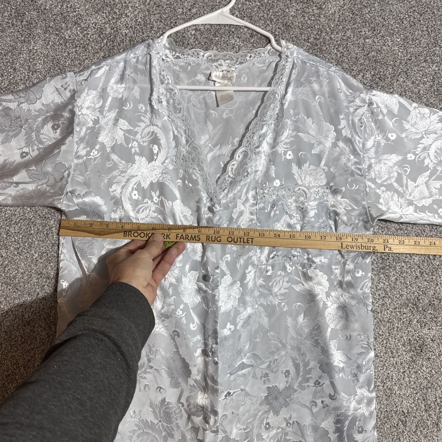 Vintage **Vintage 80s Adonna Floral Lace Nightgown Womens Medium Romantic** User: Vintage 80s Adonna Floral Lace Nightgown Womens Medium Romantic Size ONE SIZE - 3 Thumbnail