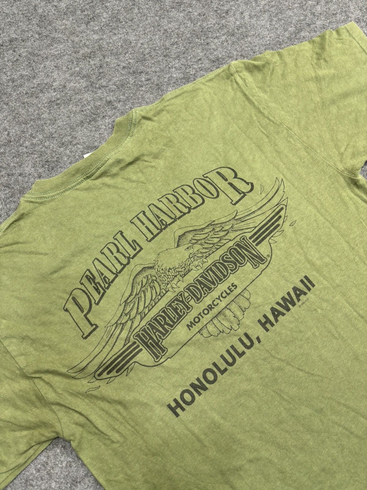 Harley Davidson 💥Vintage💥90s Harley Davidson War WLA-45 Bike Shirt F575 Size US M / EU 48-50 / 2 - 4 Thumbnail