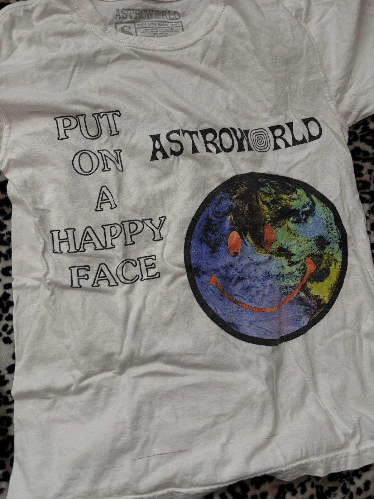 Travis Scott Put on a Happy Face Astroworld Merch Size US S / EU 44-46 / 1 - 1 Thumbnail