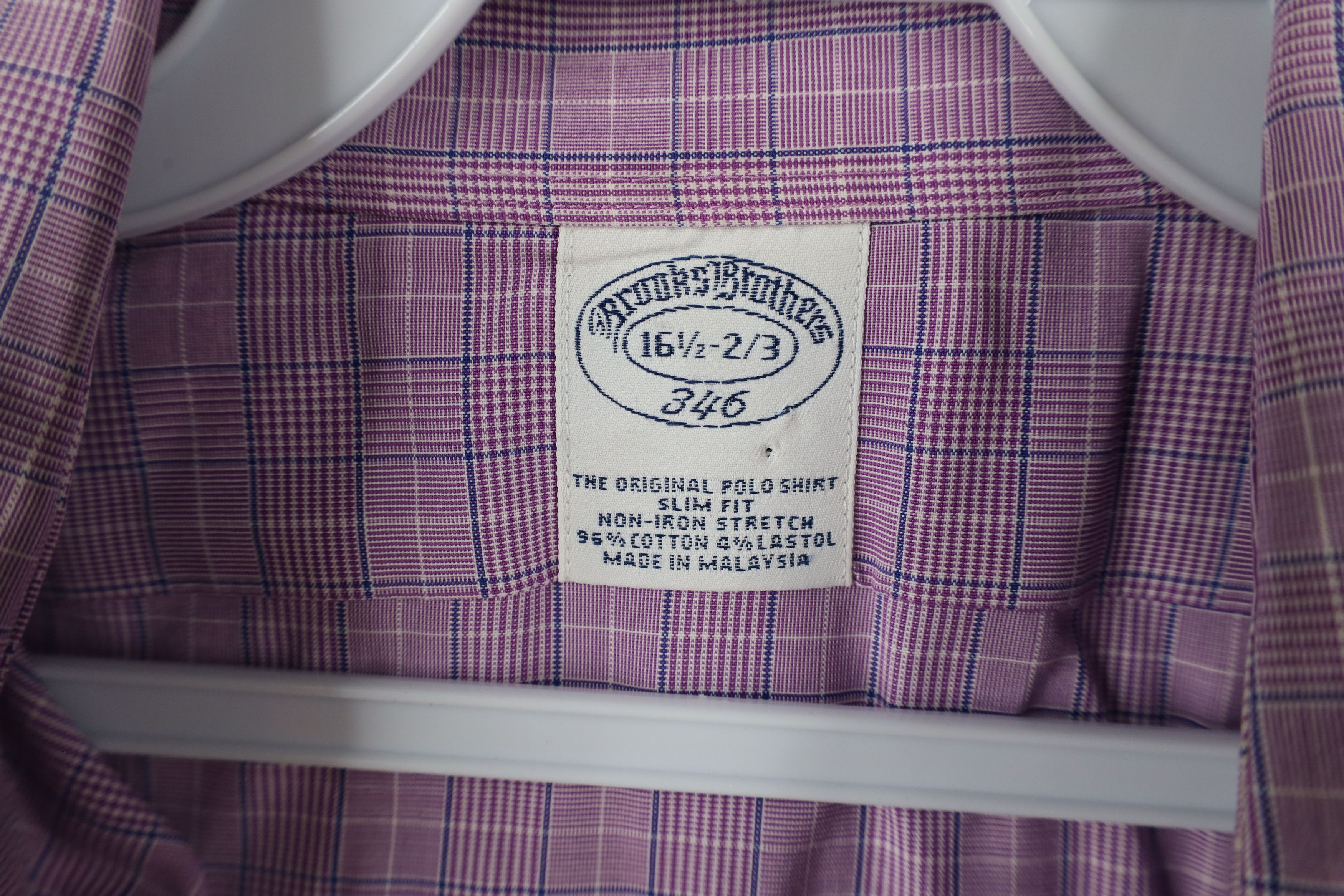 Brooks Brothers × Vintage Vintage Brooks Brothers Fit Stretch Button Down Shirt Plaid Size US M / EU 48-50 / 2 - 6 Thumbnail