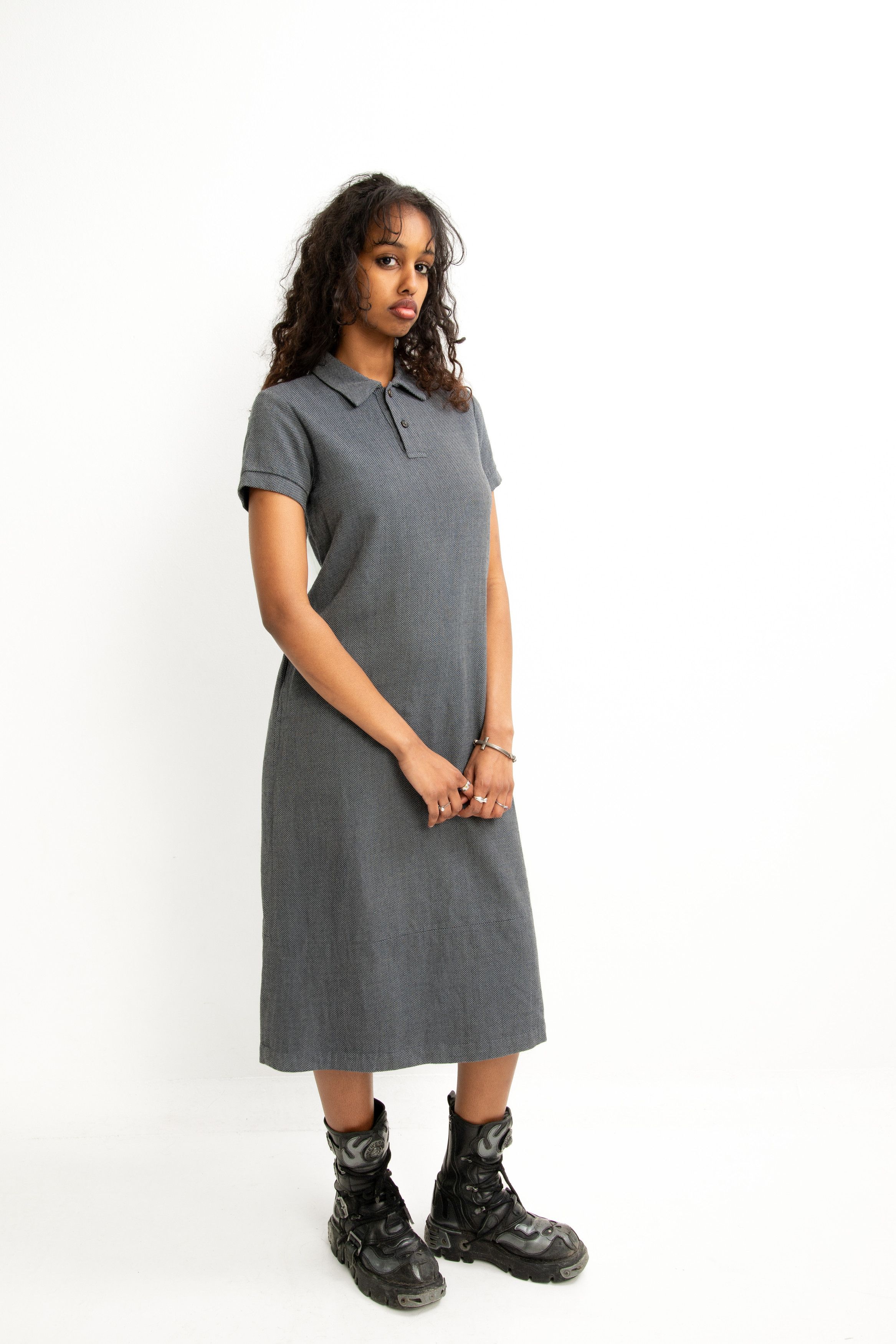 Tricot Comme des Garcons Vintage Tricot Comme Des Garcons Polo Dress Size S / US 4 / IT 40 - 3 Thumbnail
