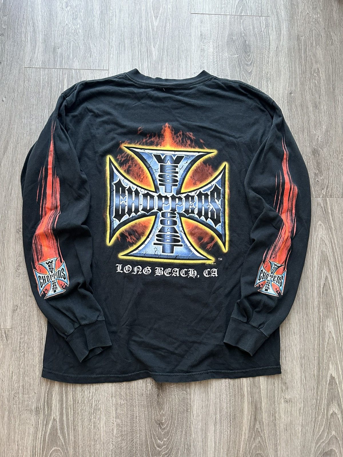 West Coast Choppers Westcoast Choppers Chrome hearts Longsleeve vintage Size US L / EU 52-54 / 3 - 1 Thumbnail