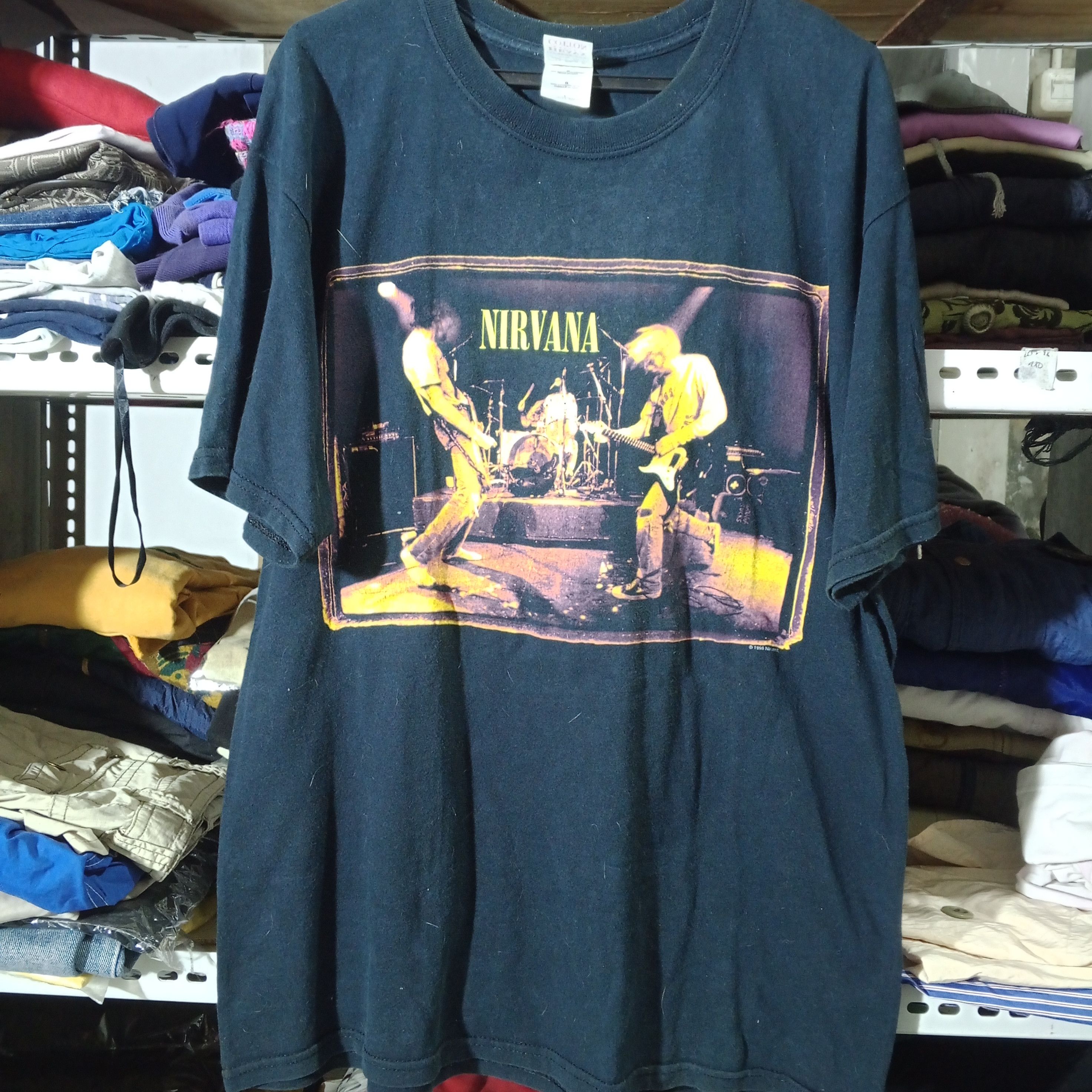 Nirvana Vintage 90s Nirvana From The Muddy Banks Of The Wishkah Band Size US L / EU 52-54 / 3 - 1 Thumbnail