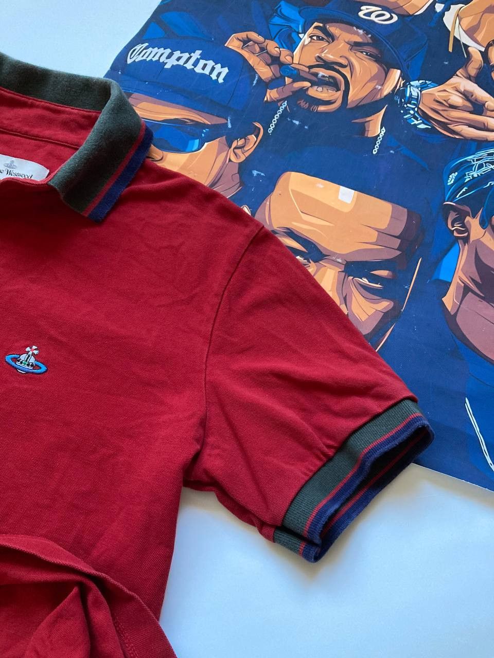 Vivienne Westwood Rare Vivienne Westwood Orb Logo Polo Tee Size US XL / EU 56 / 4 - 3 Thumbnail
