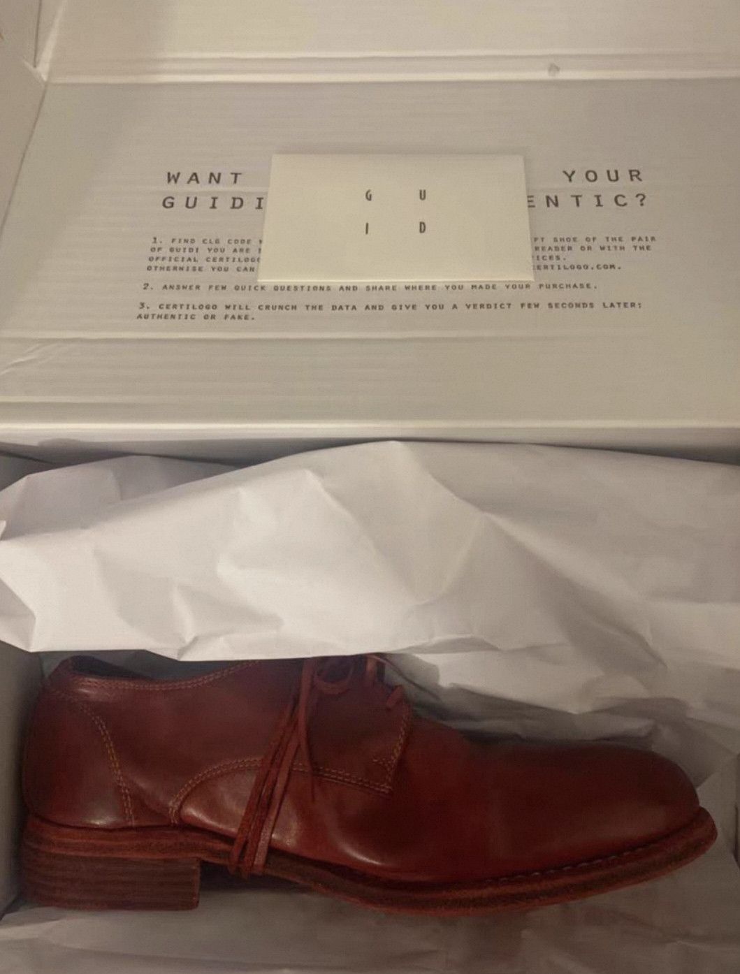 Guidi Guidi size uk8.5 992 soft horse leather derby-2506 Size US 9 / EU 42 - 5 Thumbnail