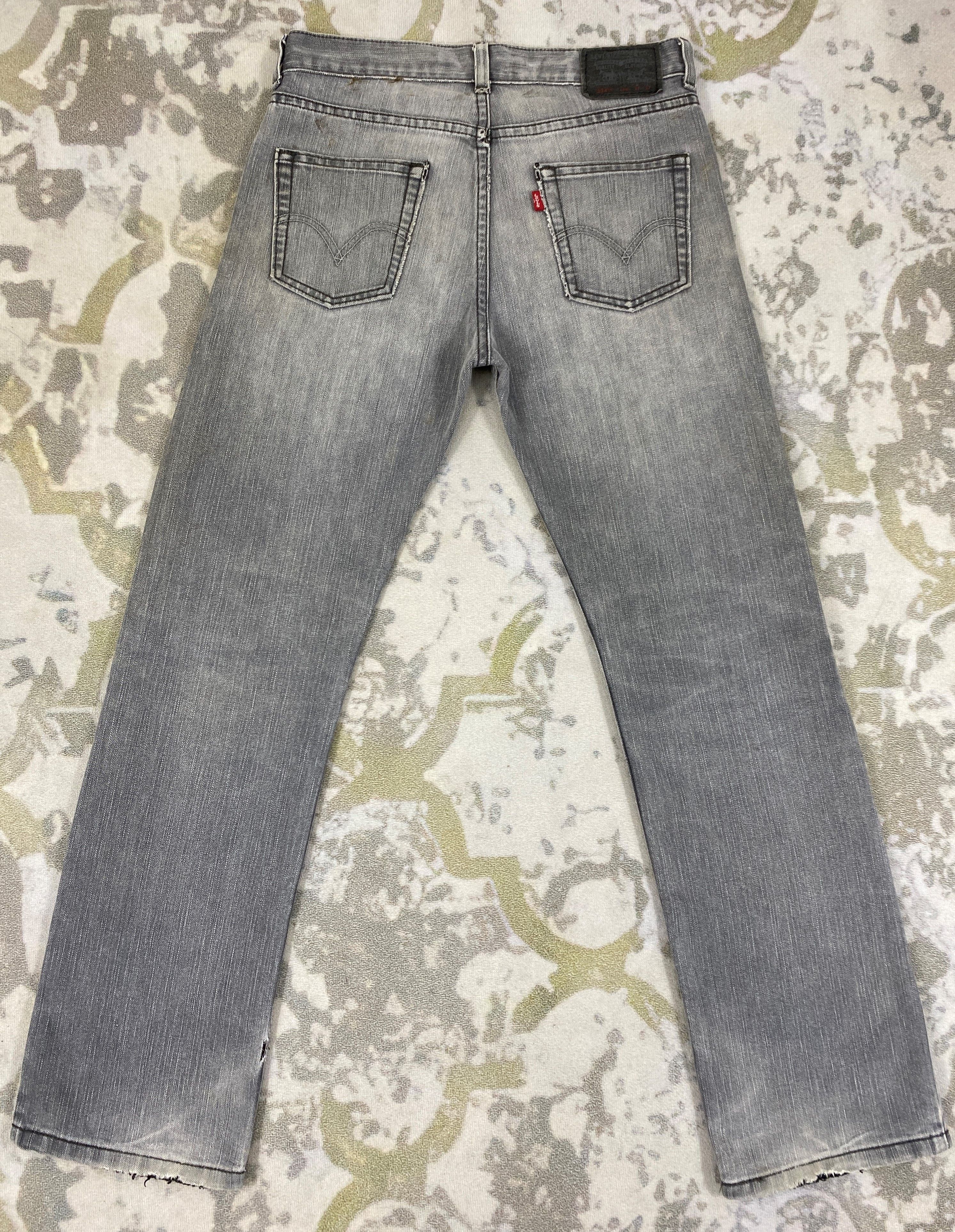 Levi's Distressed Grey Vintage Levi's 514 29x28.5 Denim -JN1932 Size US 29 - 2 Thumbnail