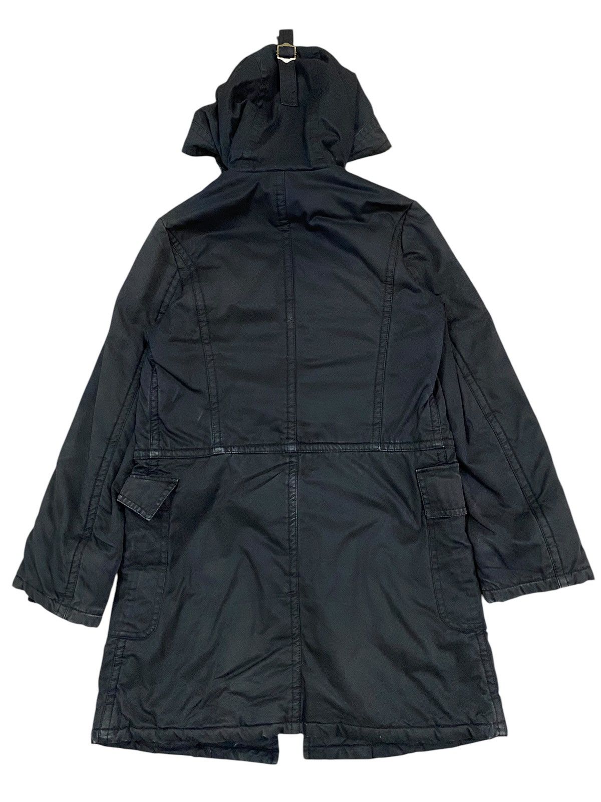 Issey Miyake Sunao Kuwahara Hooded Military Style Parka - Black Size US S / EU 44-46 / 1 - 2 Thumbnail