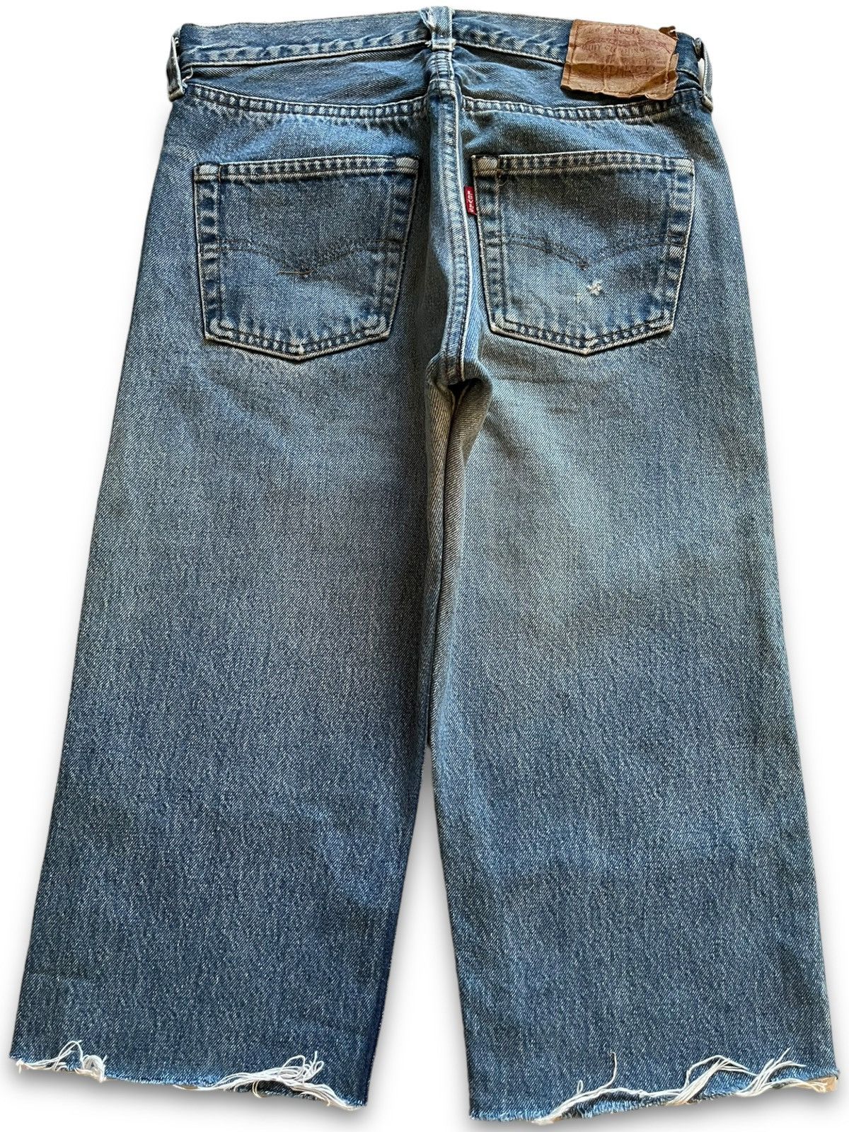 Levi's Vintage 70s Levis 501 Selvedge 524 Loose Jean Shorts Jorts Size US 29 - 3 Thumbnail