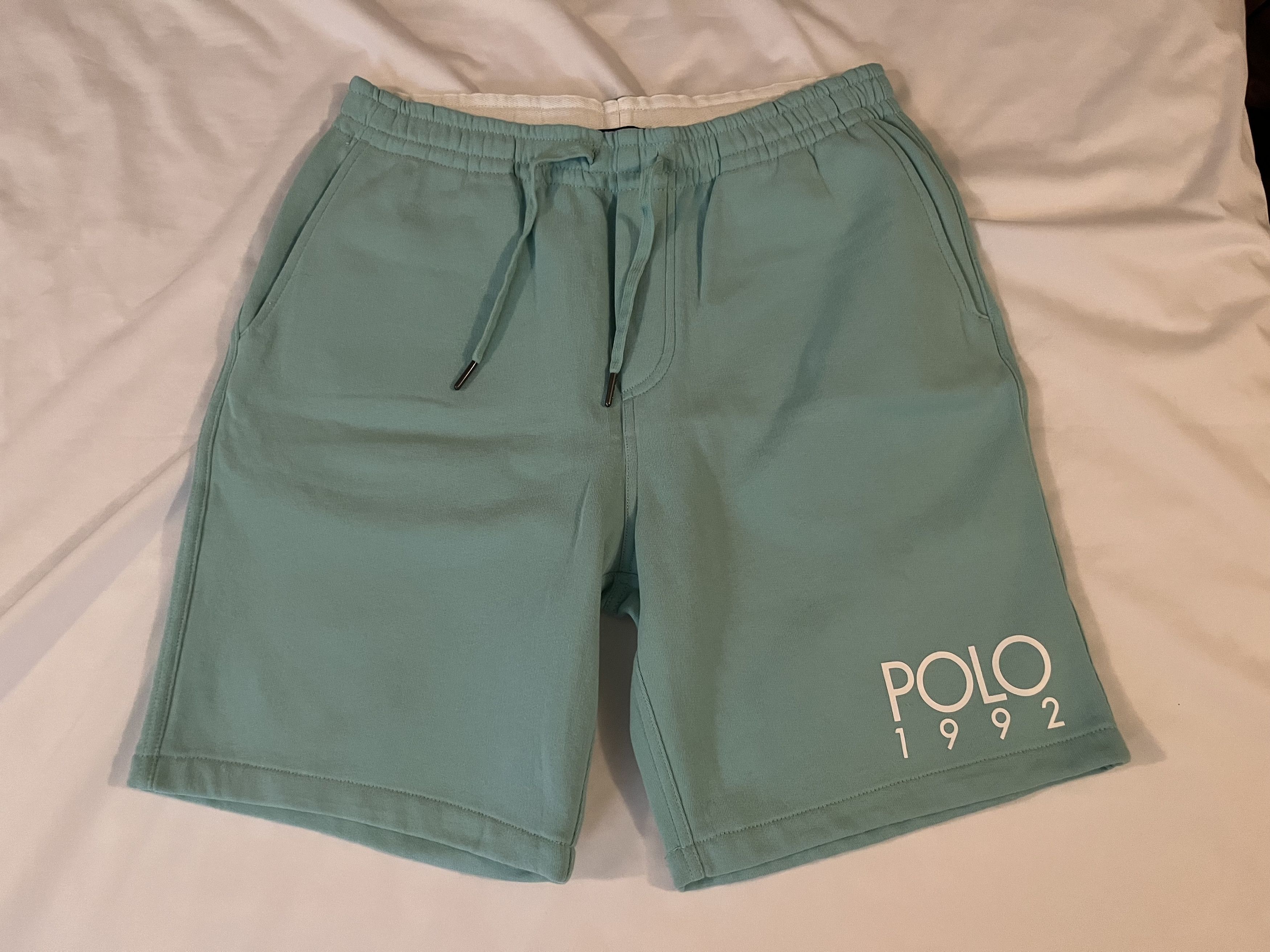 Polo Ralph Lauren Polo Ralph Lauren 1992 Teal Hooded Sweatshirt & Shorts Size US M / EU 48-50 / 2 - 5 Thumbnail