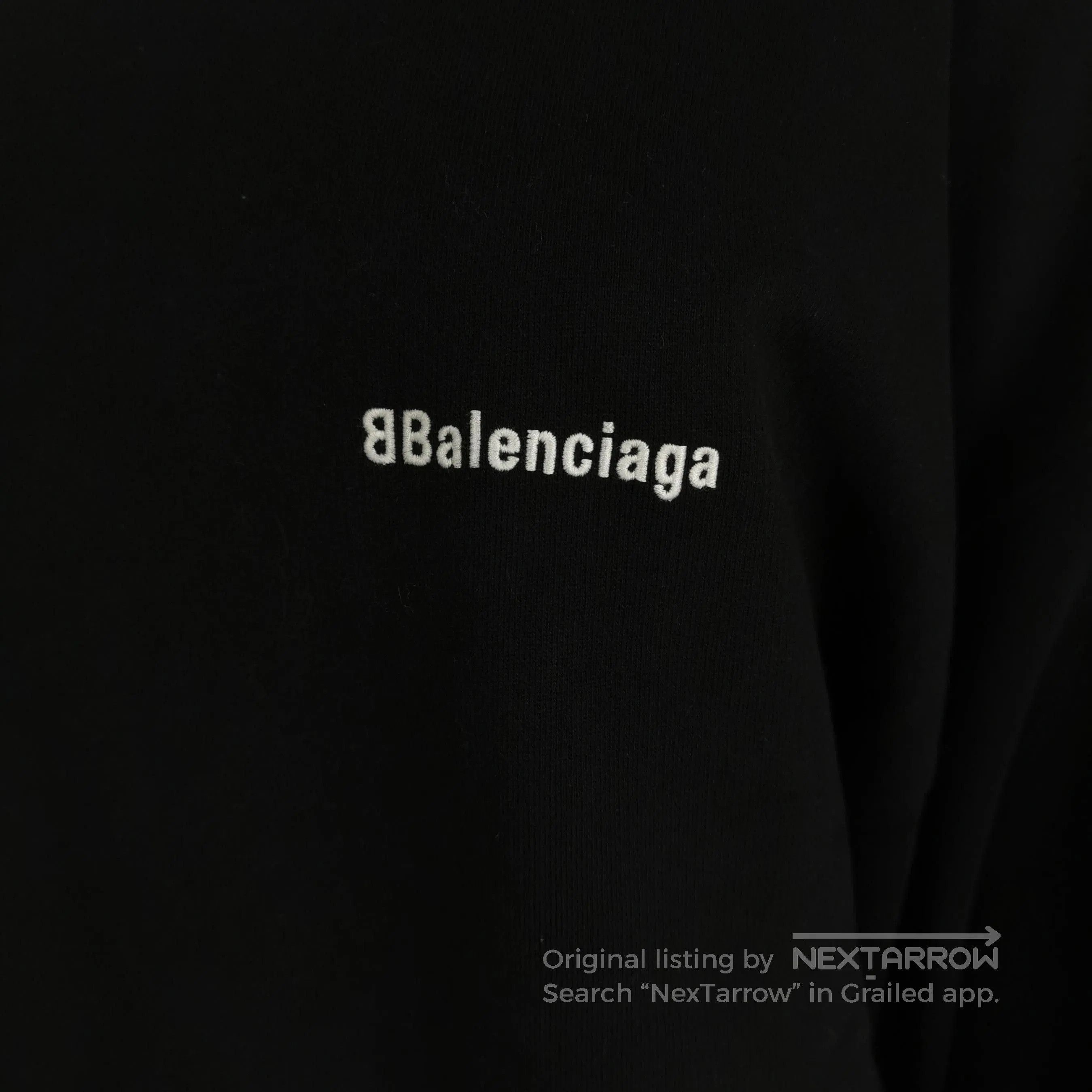 Balenciaga Balenciaga S Size Black Letter Logo Crewneck Sweatshirt. Size S / US 4 / IT 40 - 1 Thumbnail