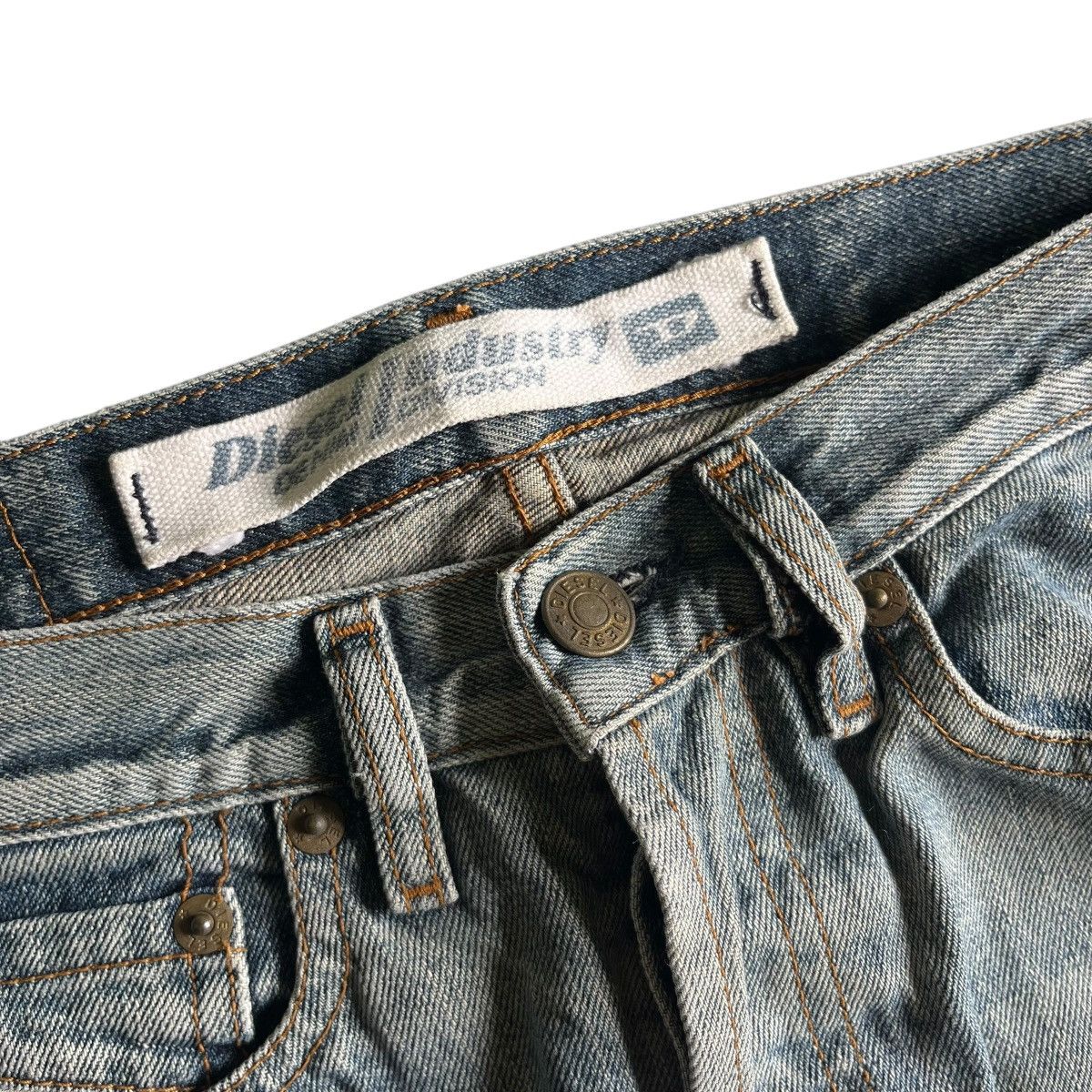 Diesel VINTAGE DIESEL INDUSTRY WASHED BLUE DENIM PANT Size US 29 - 6 Thumbnail