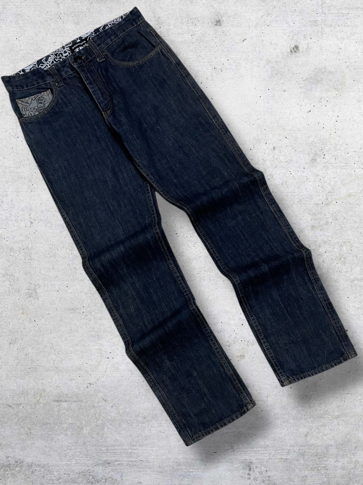 Japanese Brand VINTAGE OG DAICOCK ENJOYR YOURSELF AVAIL AVANTGARDE DENIM Size US 32 / EU 48 - 6 Thumbnail