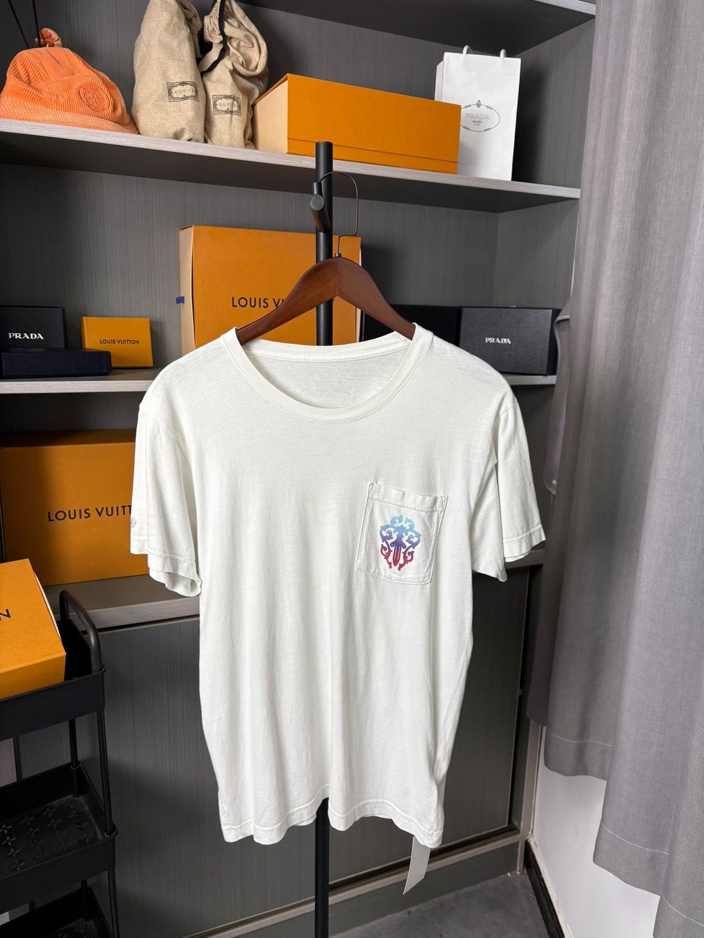 Chrome Hearts Chrome Hearts White T-Shirt M Men Size US M / EU 48-50 / 2 - 1 Thumbnail