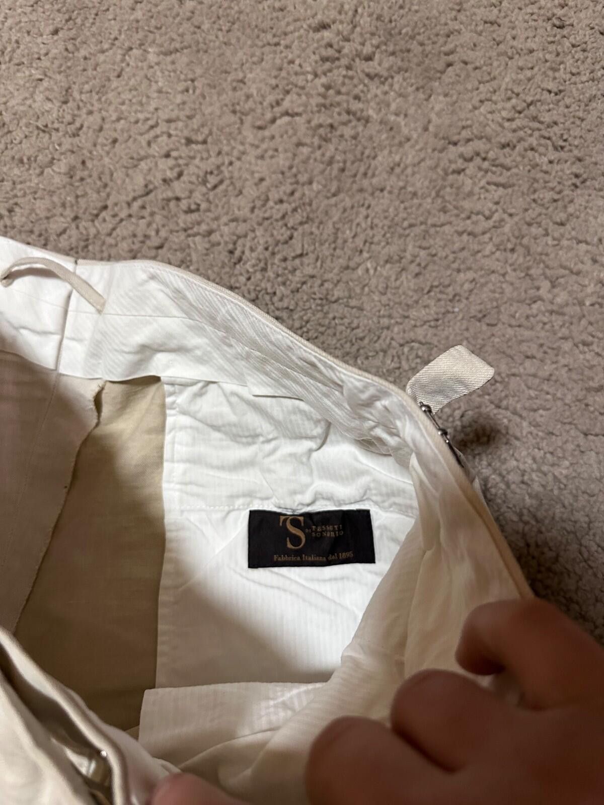 Suitsupply SuitSupply Brescia Turn Up Slim Fit Pants Cotton Mens Sz 52 Size US 44 / EU 60 - 6 Thumbnail