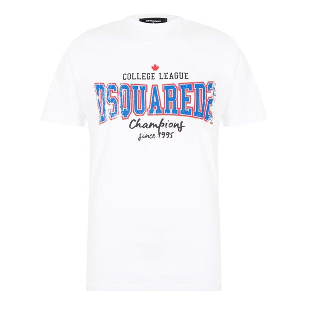 image of Dsquared2 O1G2R1Mq0424 T-Shirts In White, Men's (Size 2XL)