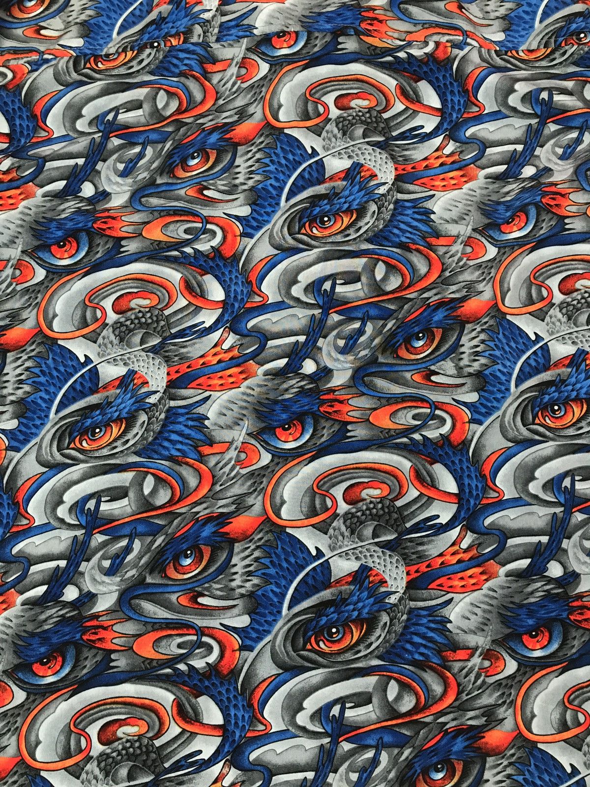 Rusty × Vintage Vintage Rusty Shirt Dragon Over Print Size US L / EU 52-54 / 3 - 8 Thumbnail