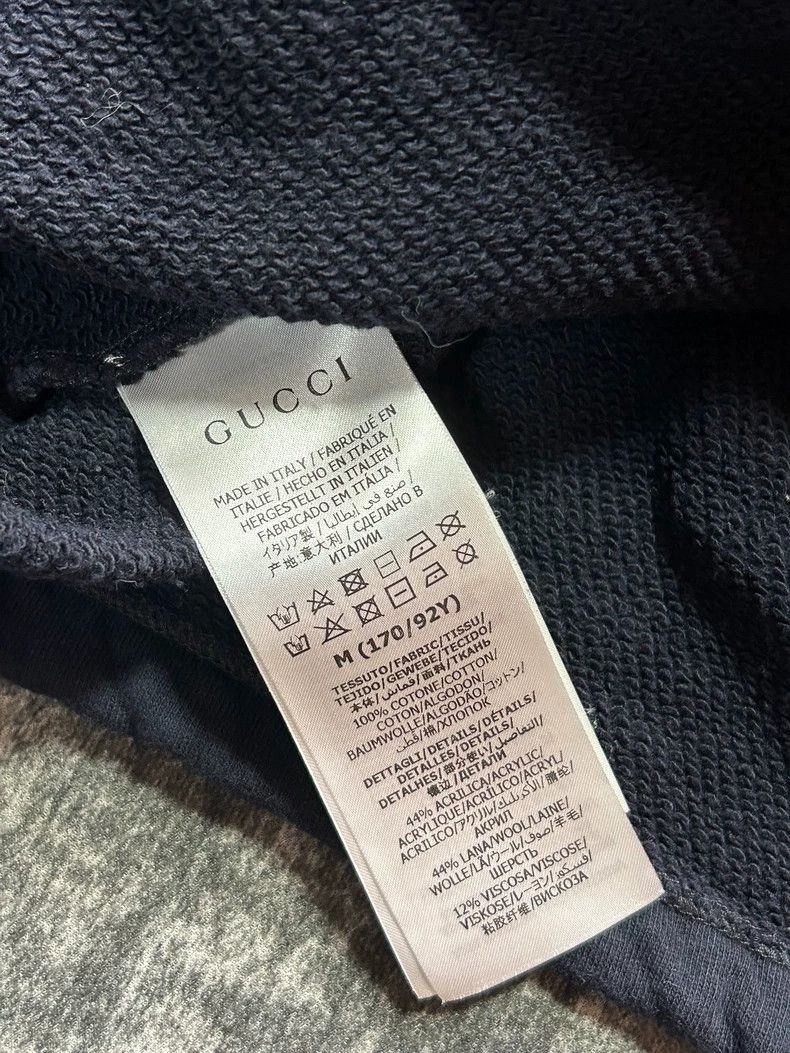 Gucci Gucci Black belt logo half-zipper hooded sweatshirt 2502-Ne Size US M / EU 48-50 / 2 - 5 Thumbnail