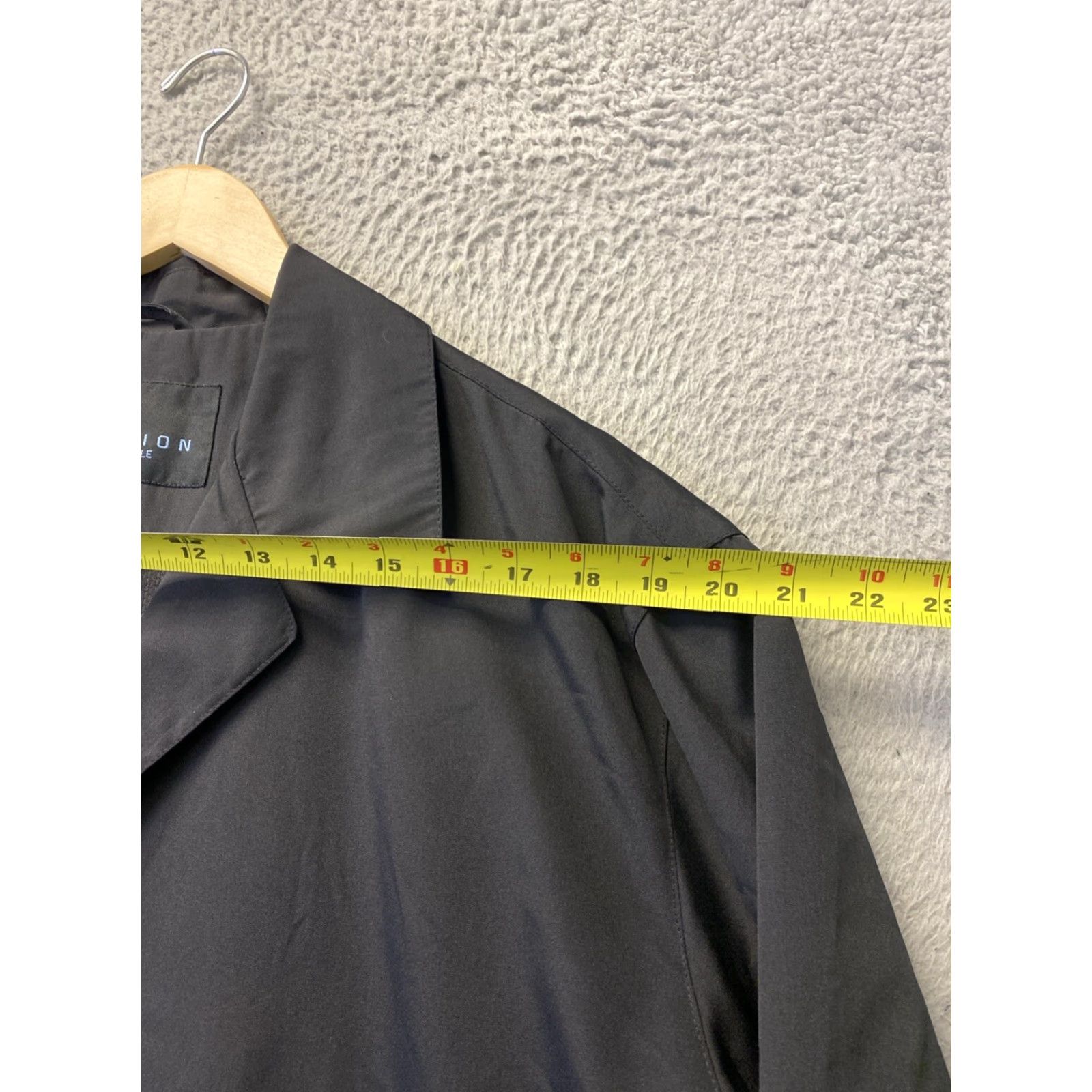 Kenneth Cole Kenneth Cole Coat Men L Wool Polyester Overcoat Shawl Button Zip Black Mid-Length Casual Business Travel Size US L / EU 52-54 / 3 - 7 Thumbnail
