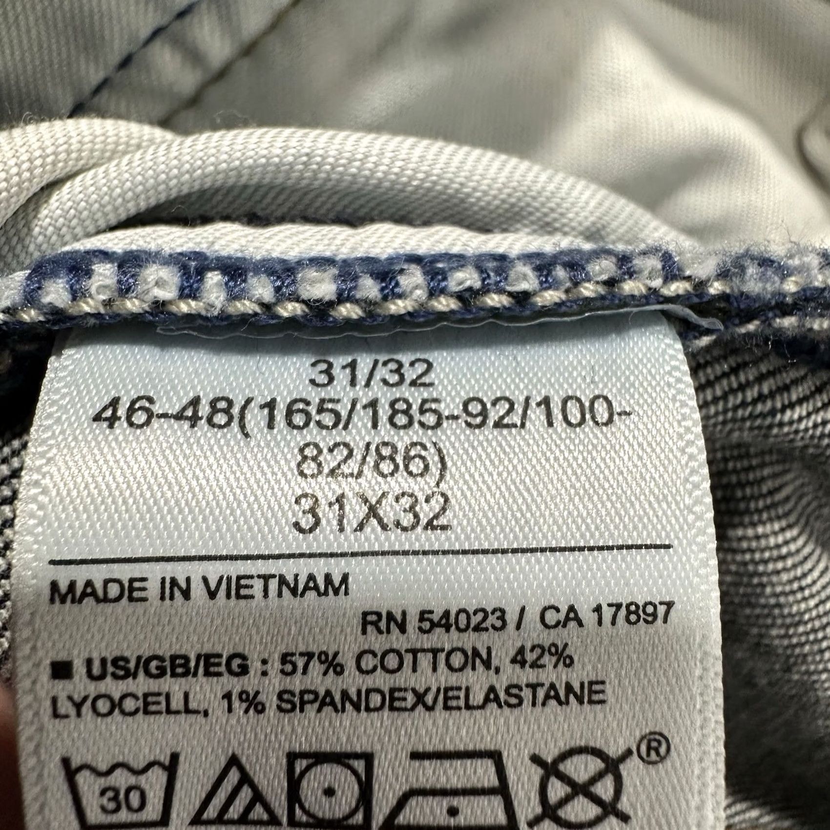 Gap Gap Jeans Mens Blue Slim Fit Soft Flex Dark Wash Denim EUC 31x32 (29x30) Size US 31 - 5 Thumbnail