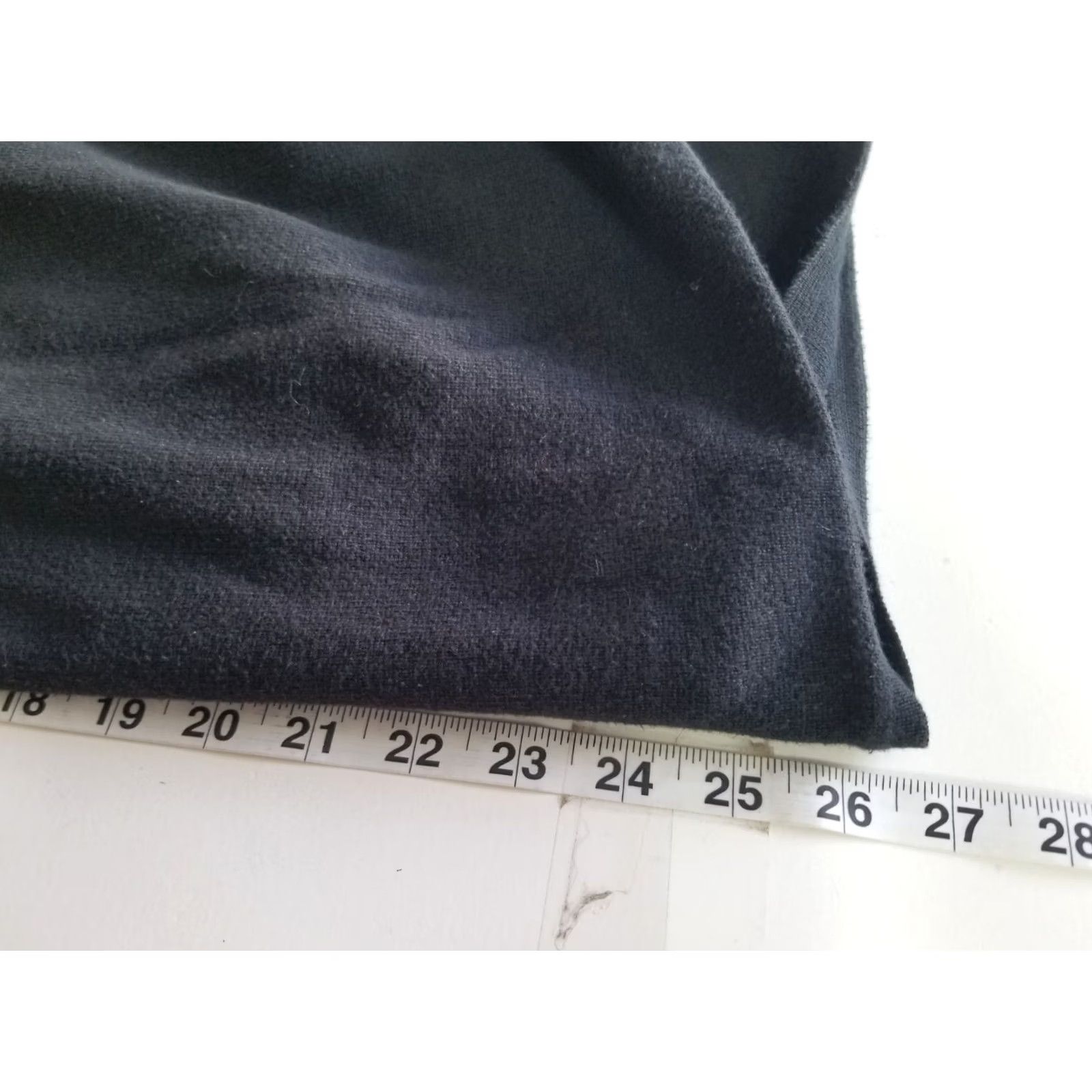 J.Crew J.CREW Cardigan Sweater Black Womens PL Petite Large Cotton Open Sweater Cardigan Heavyweight Pockets Size PL Womens Size L / US 10 / IT 46 - 6 Thumbnail