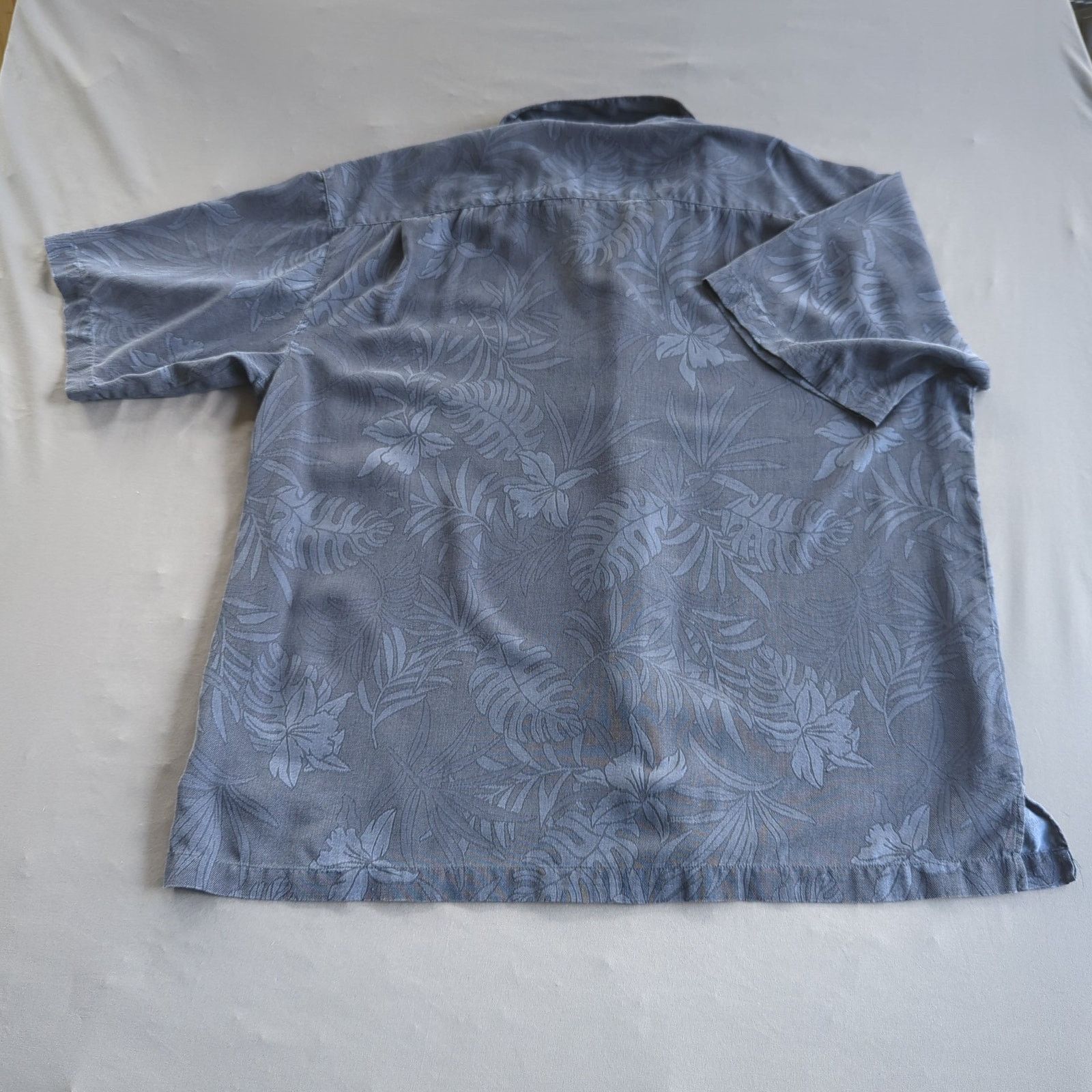 Joseph & Feiss Joseph & Feiss Silk Tonal Jacquard Resort Shirt XL Size US XL / EU 56 / 4 - 5 Thumbnail