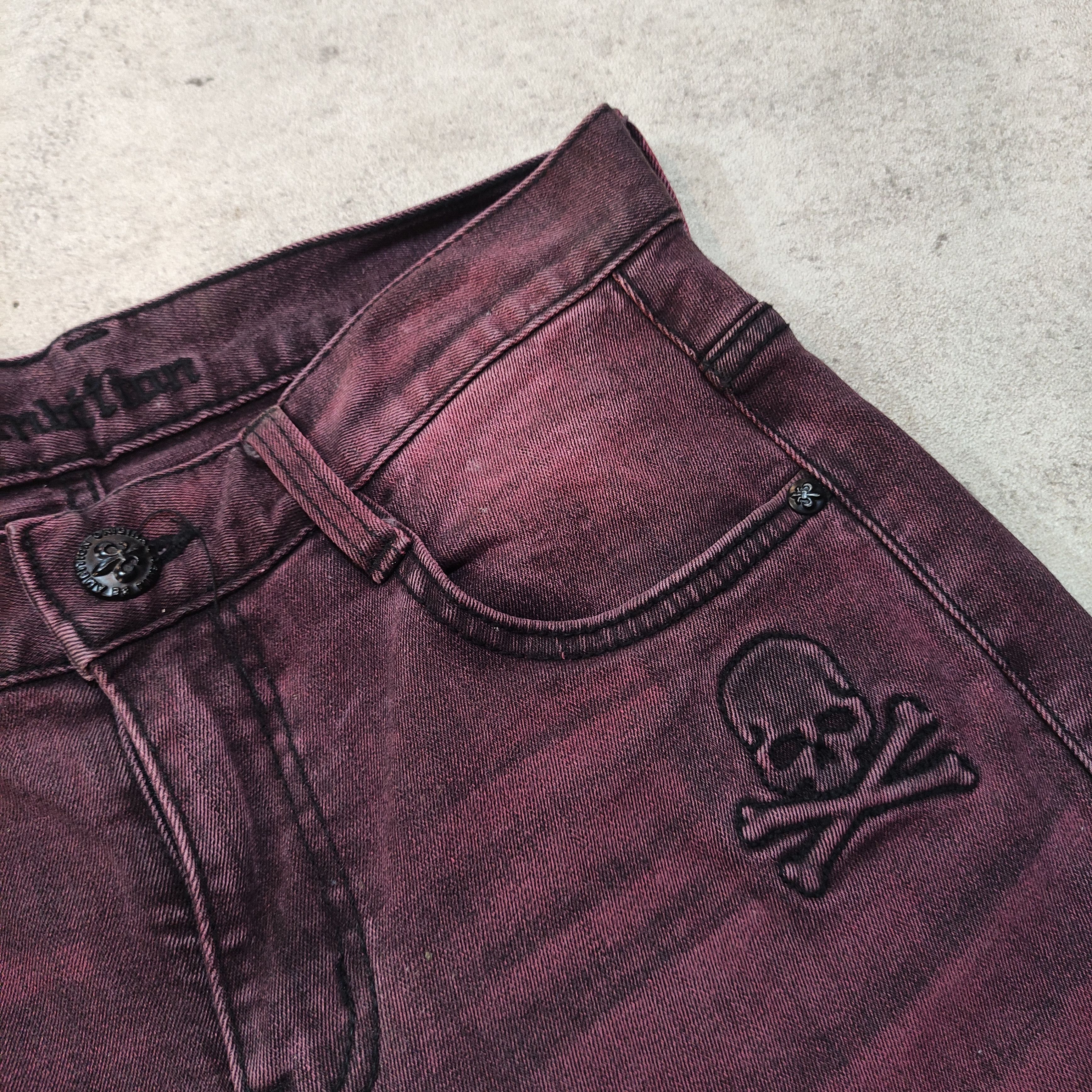 Le Grande Bleu (L.G.B.) Be Ambition Bikers Pants — early 2000s Vkei Biker Vibe Size US 28 / EU 44 - 12 Thumbnail