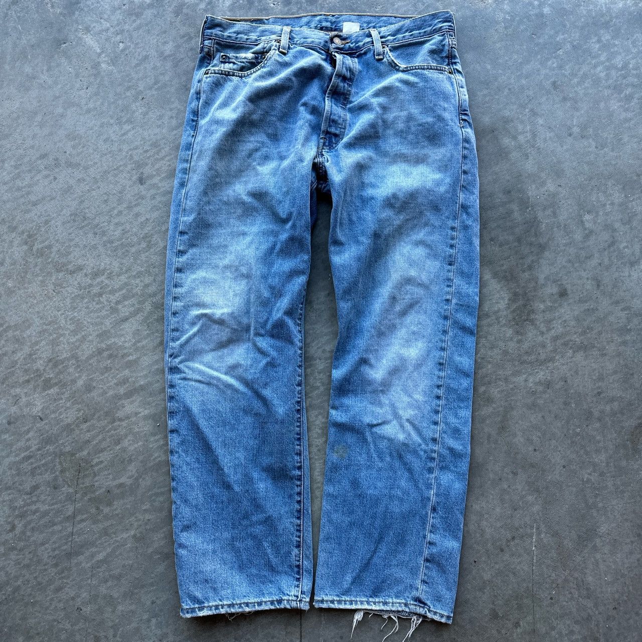 Vintage Vintage Y2K Faded Straight Leg Levi’s 501 Jeans Grailed