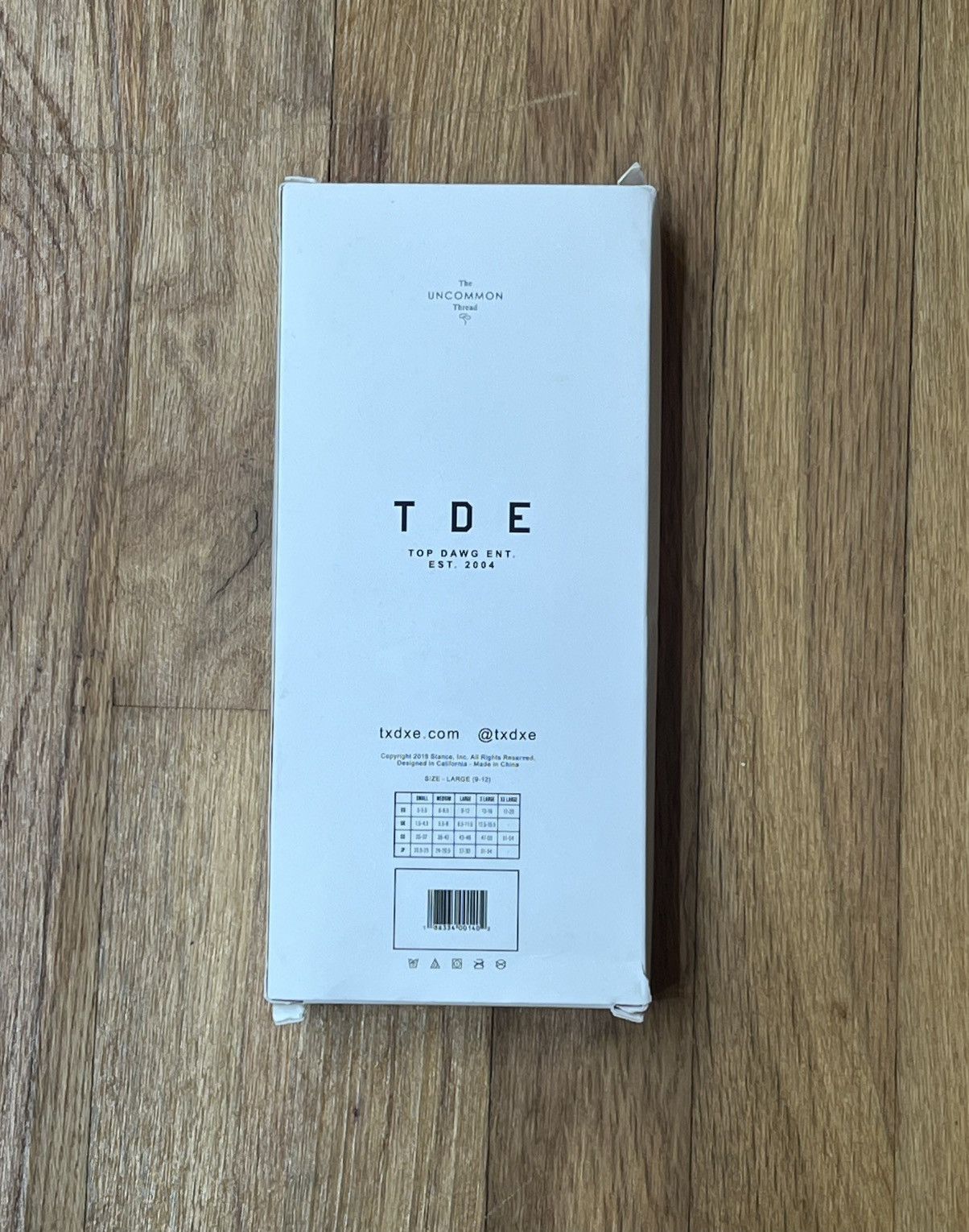 Stance Socks × Top Dawg Entertainment Stance 2015 Top Dawg Entertainment Logo White Socks Sz Large Size ONE SIZE - 3 Thumbnail