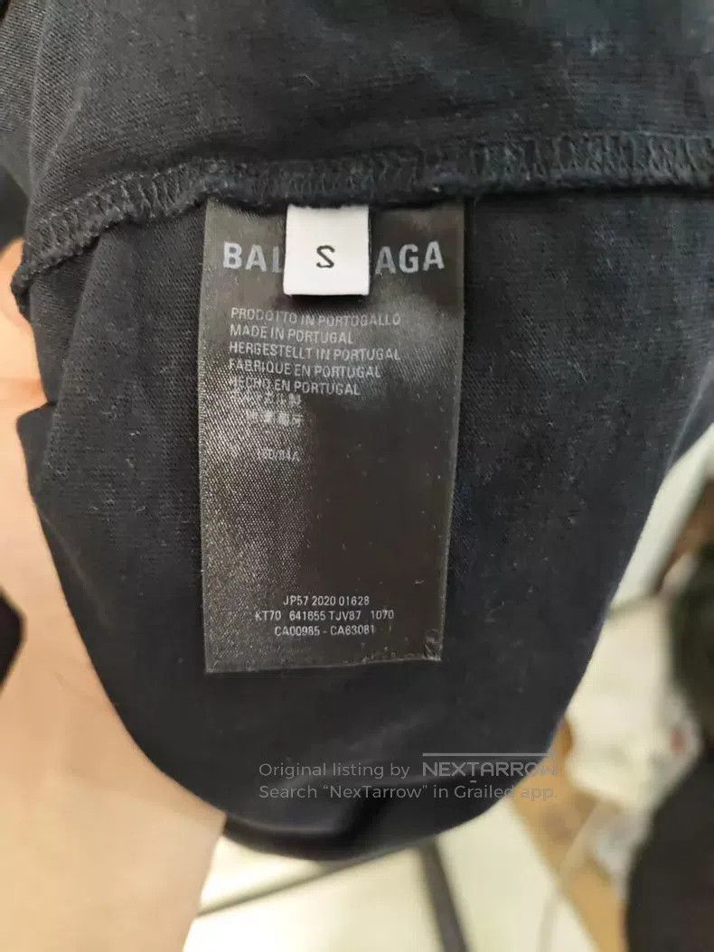 Balenciaga Balenciaga Letter Logo Short Sleeve Size US S / EU 44-46 / 1 - 4 Thumbnail