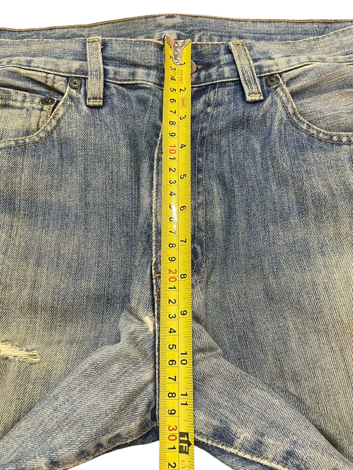 Polo Ralph Lauren Vintage RL Polo Ralph Lauren Mud Wash Distress Baggy Jeans Size US 32 / EU 48 - 18 Thumbnail
