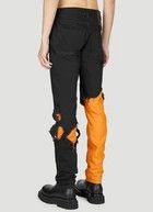 Raf Simons o1y0325 Denim Pant in Black/Orange Size US 32 / EU 48 - 4 Thumbnail