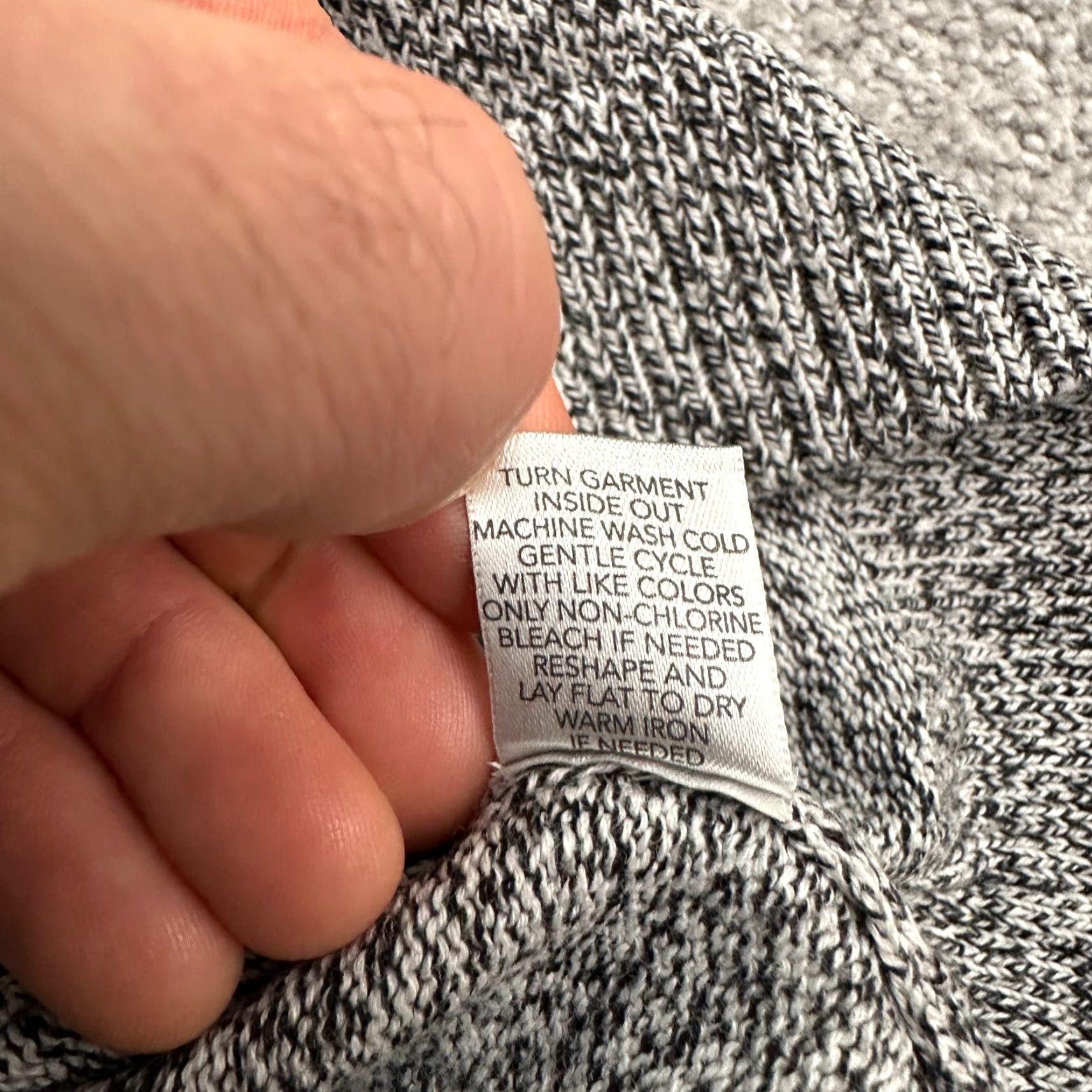 Vintage CHRISTOPHER & BANKS Cowl Neck Pullover Sweater Womens Petite Medium Gray Cotton Breathable Lightweight Casual Size M / US 6-8 / IT 42-44 - 6 Thumbnail