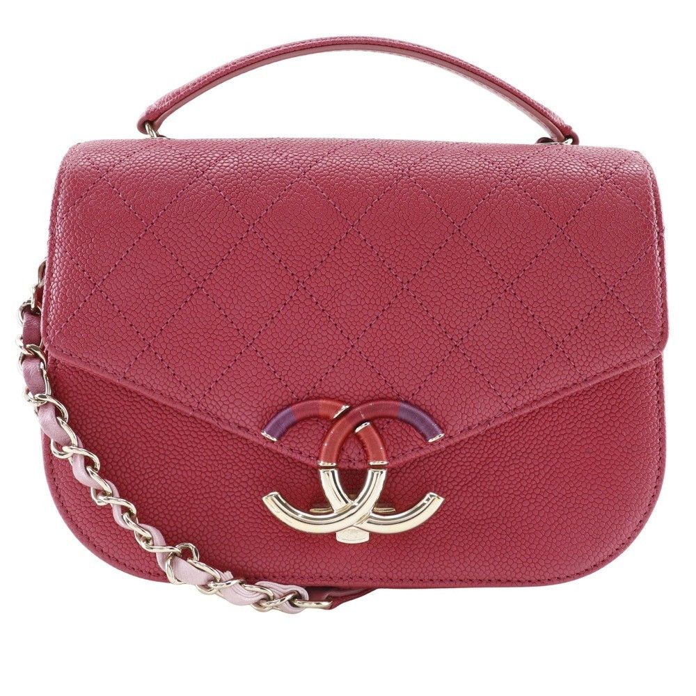 Chanel Chanel Coco Curve Flap Messenger Calfskin and Quilted Goatskin Size ONE SIZE - 1 Thumbnail