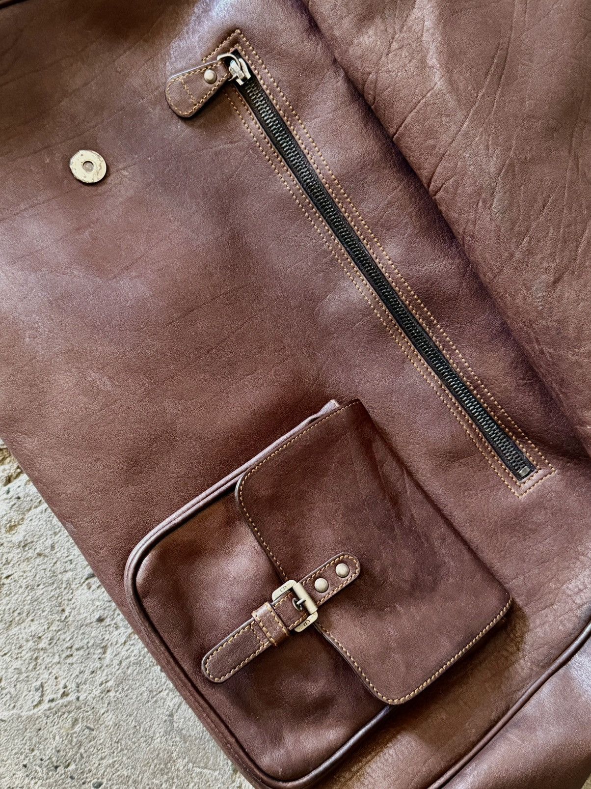 Dior Dior - John Galliano - SS2006 XL Gaucho - Saddle Work Bag Size ONE SIZE - 19 Thumbnail