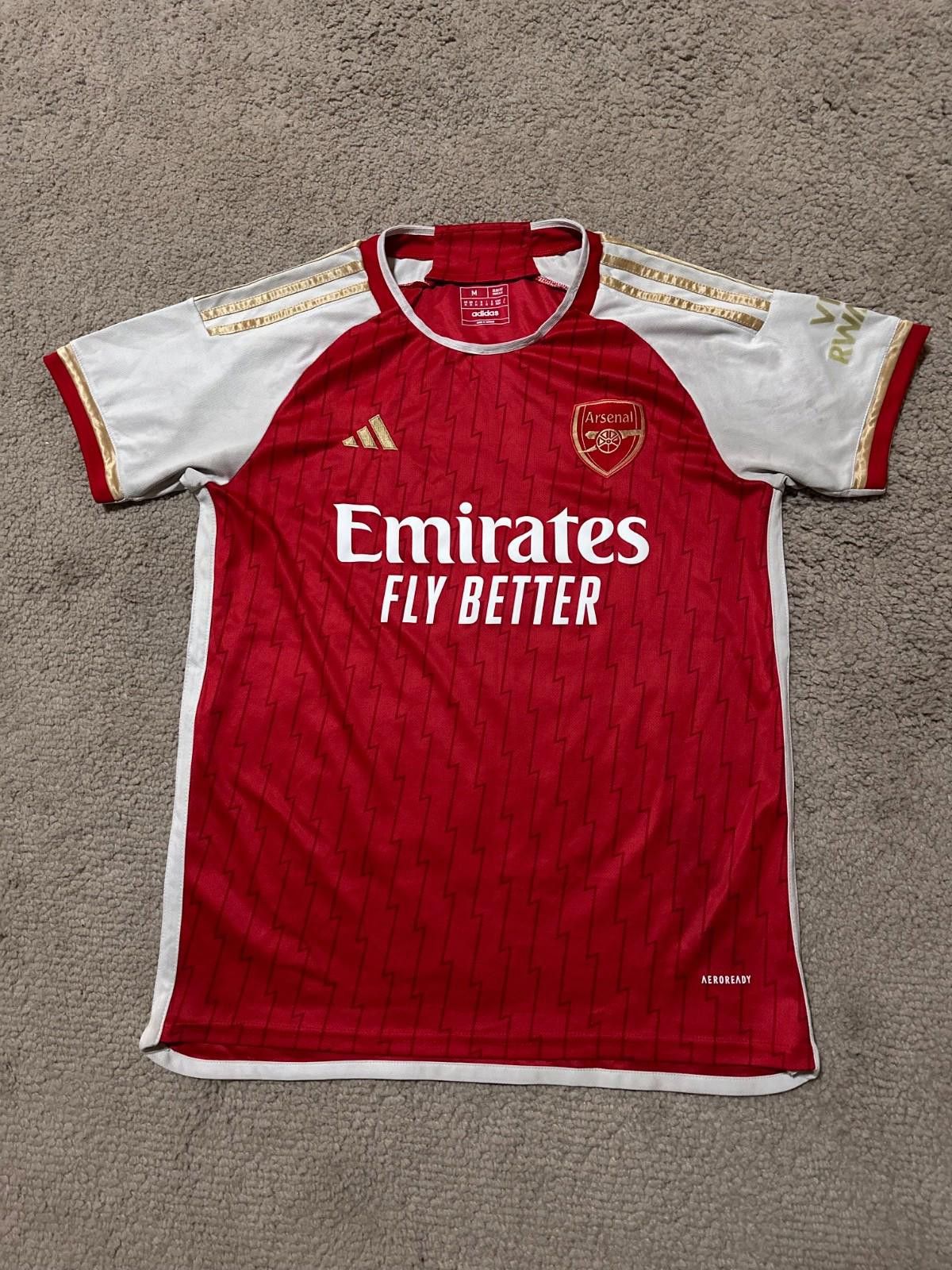 Adidas ARSENAL LONDON 2023 2024 HOME FOOTBALL SHIRT SOCCER JERSEY Size US M / EU 48-50 / 2 - 1 Thumbnail