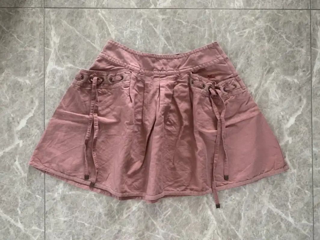 Burberry Burberry Pink Cotton Women's Mini Skirt Size 23" - 1 Thumbnail