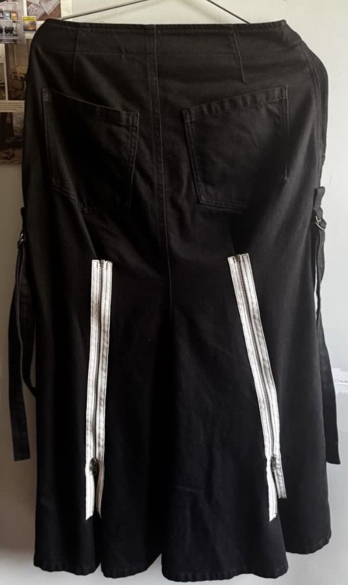 Limi Feu YOHJI YAMAMOTO LIMI FEU Zip Detailing Skirt Size 24" / US 00 / IT 34 - 4 Thumbnail