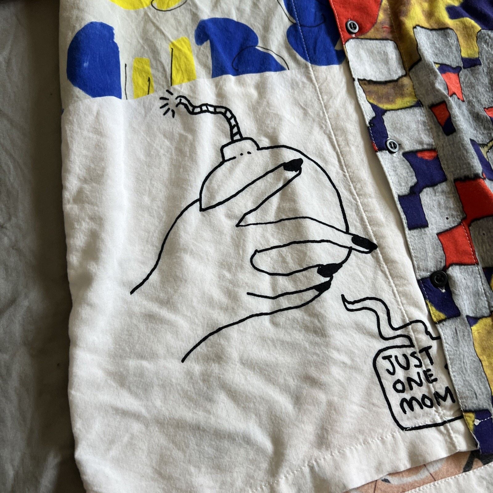 & Other Stories m/sf/t Mad Minds Common Collides Button-Down Shirt Size M Size US M / EU 48-50 / 2 - 3 Thumbnail