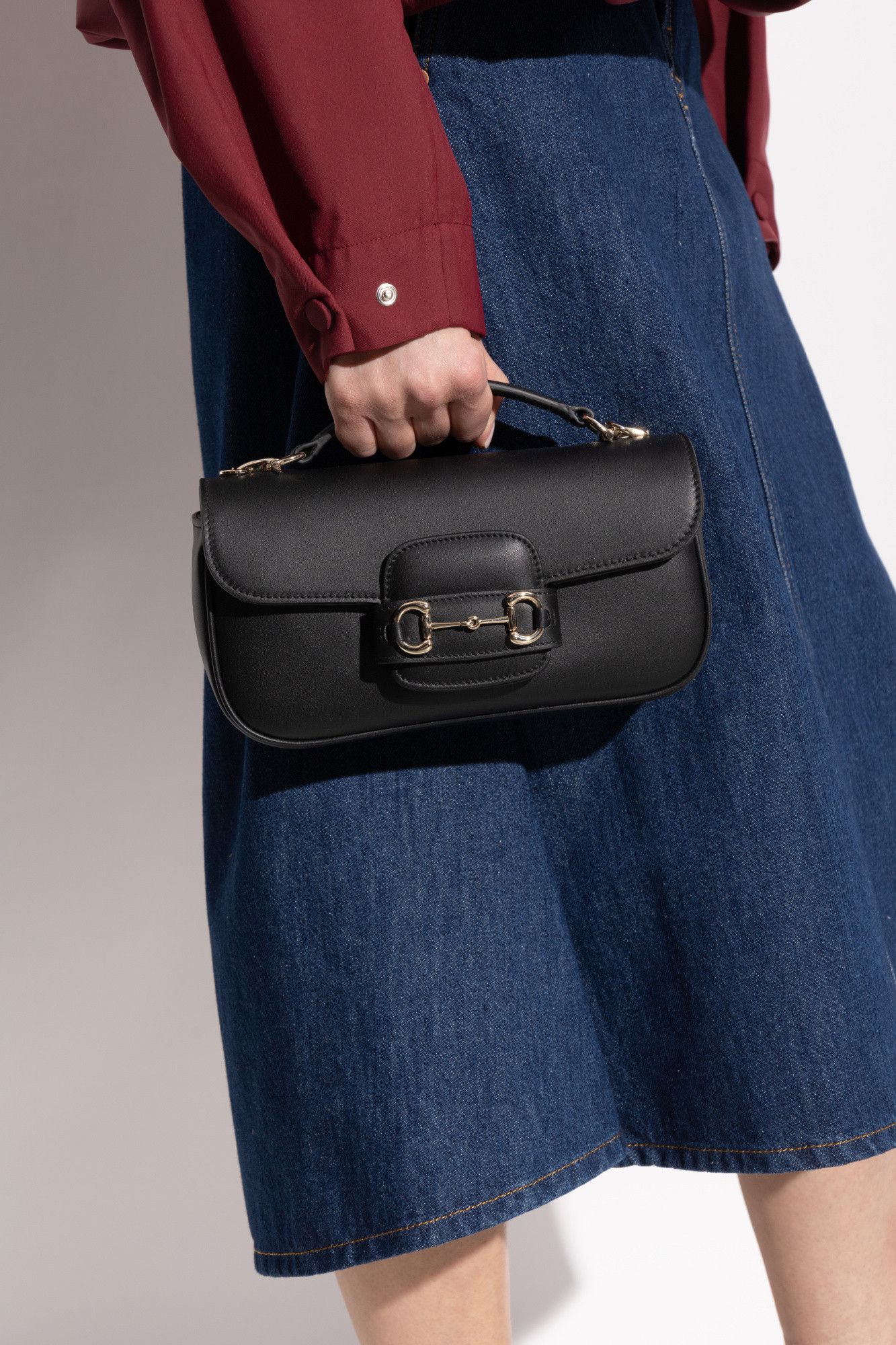 Gucci o1la5ras0526 Size: OS / Horsebit 1955 Soft Top Handle Bag Size ONE SIZE - 2 Thumbnail
