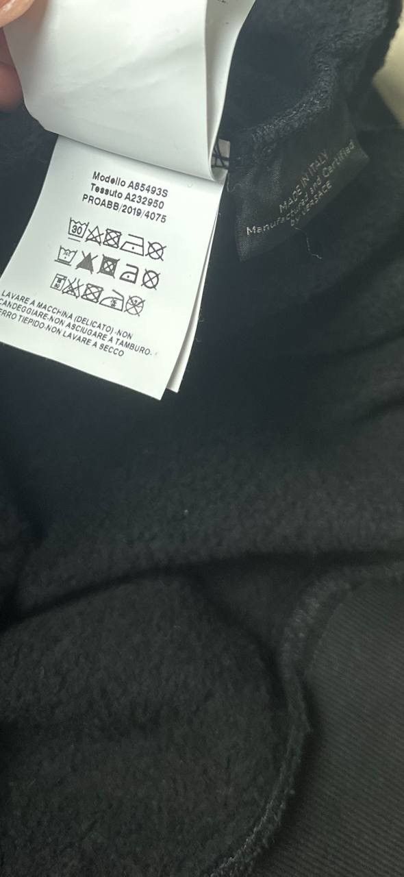Versace Gianni Versace Black Sweatshirt Green Big Logo Size US L / EU 52-54 / 3 - 8 Thumbnail