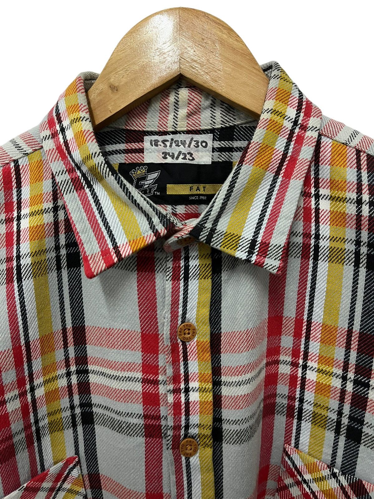 Fat Tokyo × Flannel × Japanese Brand FAT Tokyo Railroad heavyweight flannel shirt Size XL / US 12-14 / IT 48-50 - 3 Thumbnail
