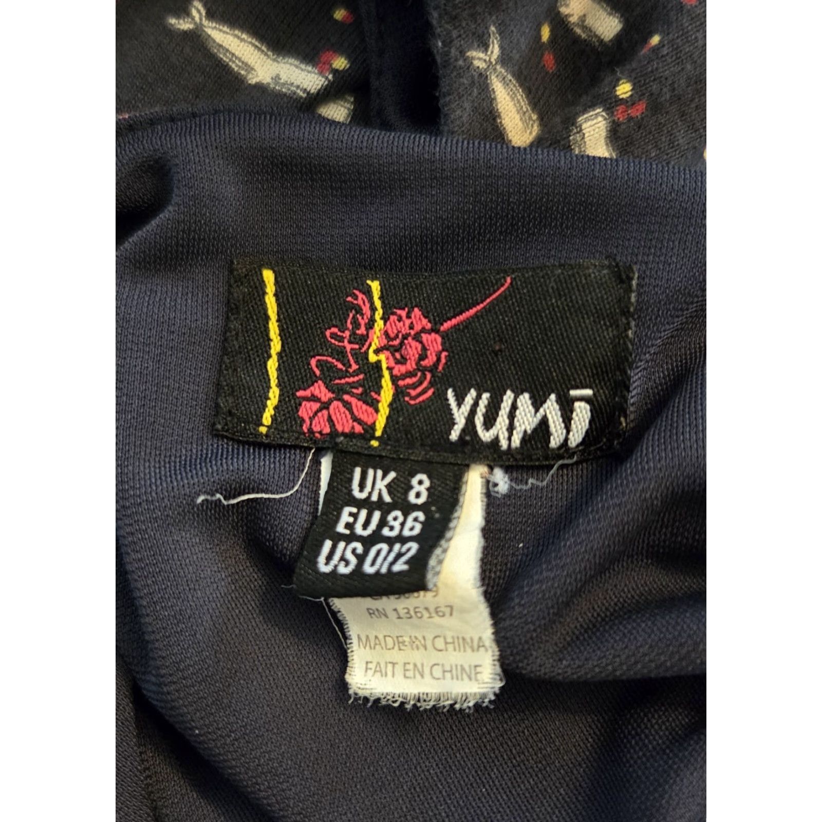 Vintage VINTAGE 90s Y2k Yumi Sporty Whale Print Dress Blue 8 Sleeveless Round Neck A-Line Mini Womens Mens Girls Size M / US 6-8 / IT 42-44 - 3 Thumbnail