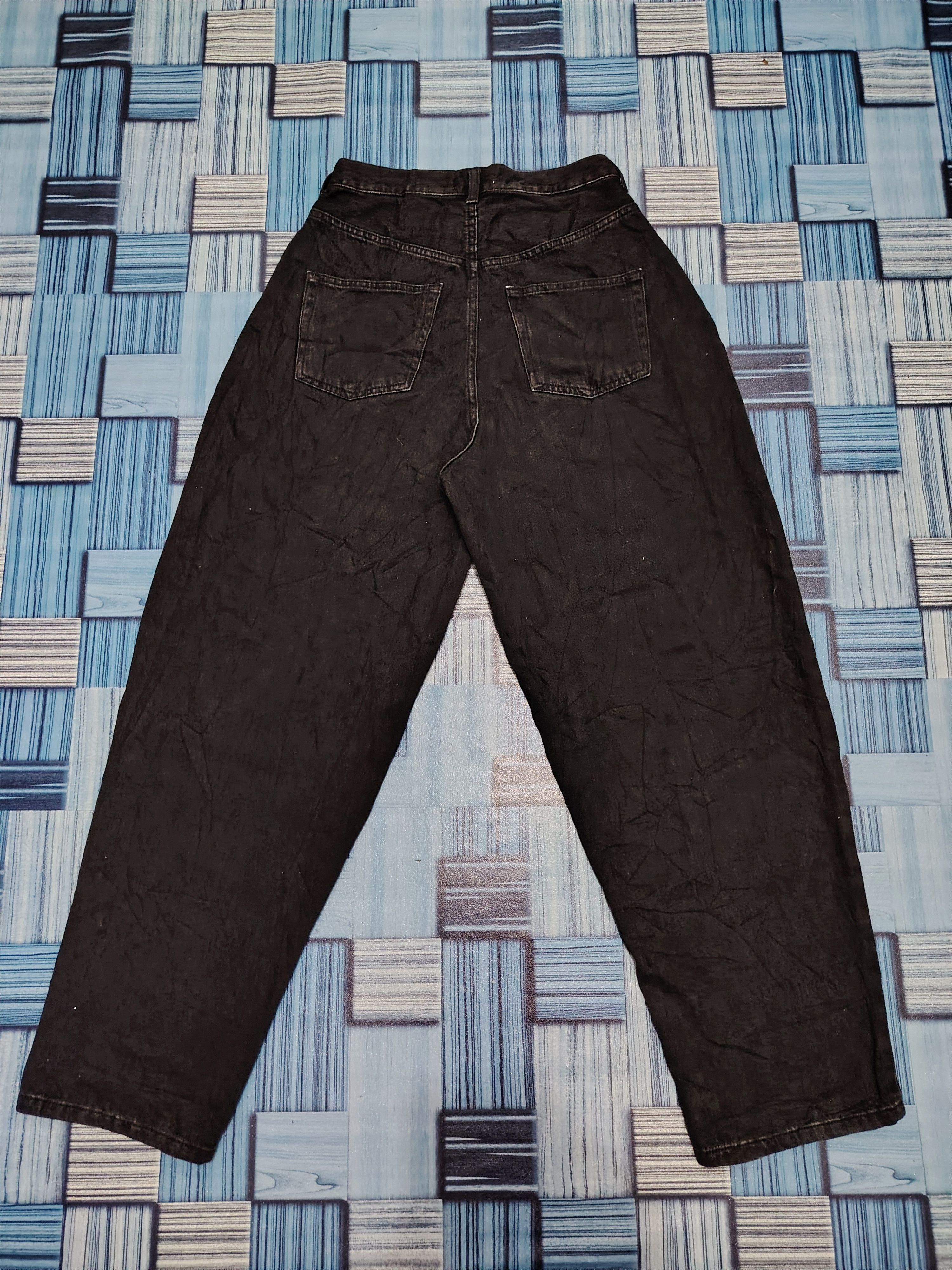 Japanese Brand Japanese Snidel Black Jeans Baggy Style Pants Size 26" / US 2 / IT 38 - 12 Thumbnail