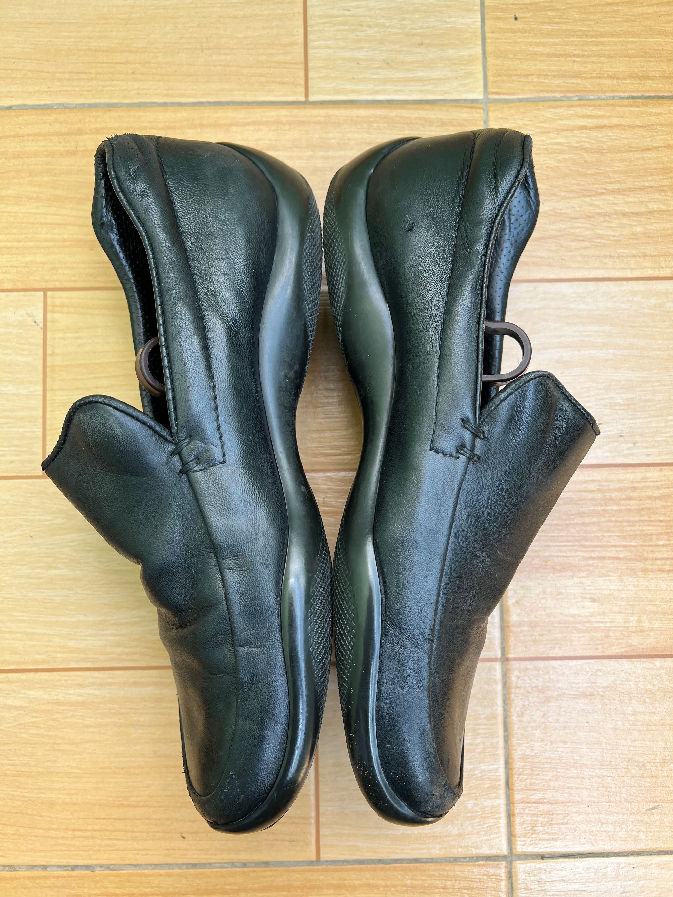 Prada Prada Sport Driving Black Leather Loafers Sz 7.5 UK Size US 8.5 / EU 41-42 - 12 Thumbnail