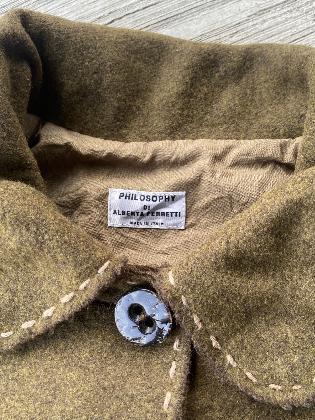 Alberta Ferretti Philosophy di Alberta Ferretti Wool Jacket Size US S / EU 44-46 / 1 - 4 Thumbnail